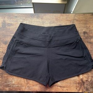 Black lululemon shorts